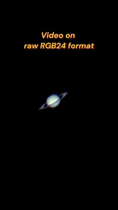 Video Of Saturn From My Driveway Using A Telescope🔭🪐shorts Saturn