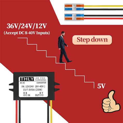 12v To 5v Step Down Converter 5a 25w