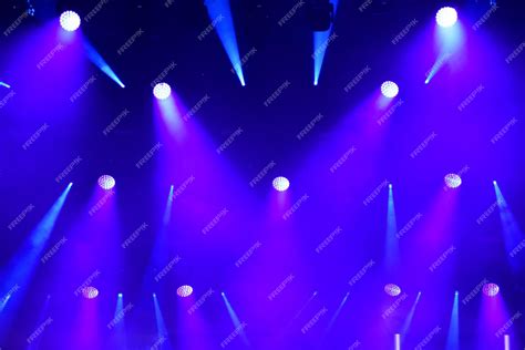 Premium Photo Stage Lights At Concert