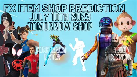 July Th Fortnite Item Shop Confirmed Fortnite Early Item Shop