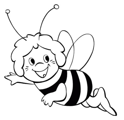 Dibujos De Abeja Para Colorear E Imprimir Coloringonly