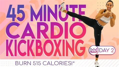 45 Minute Cardio Kickboxing And Abs 🔥burn 515 Calories 🔥30 Day At Home