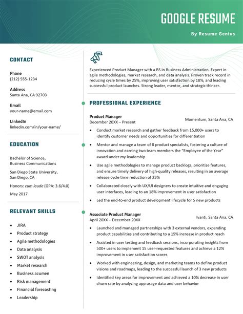 Minimalist Word Resume Template Cv Template Word Format Off