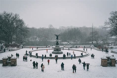 Bethesda Fountain Winter Photograph by Jon Bilous - Fine Art America