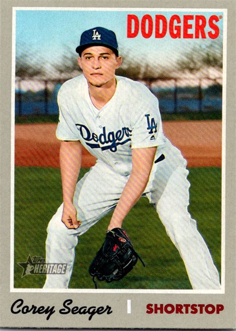 Topps Heritage Corey Seager On Kronozio