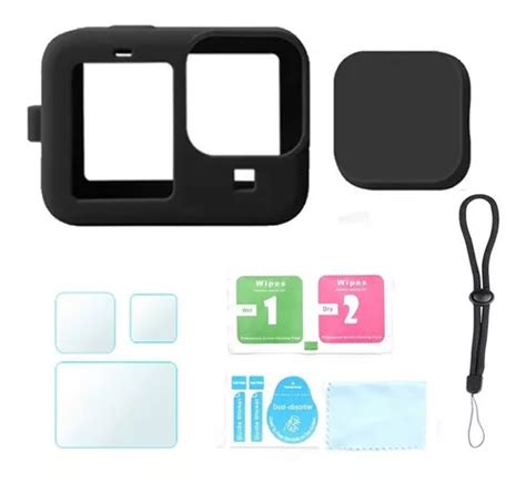 Estuche Funda Silicona For Gopro Hero Vidrio Templado Mercadolibre