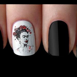 Frida Kahlo Nail Art Decal Sticker Etsy