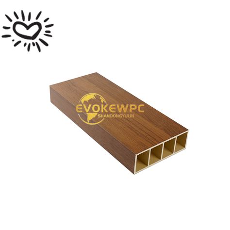 Evokewpc New Design WPC Wood Plastic Composite Hollow Square Timber