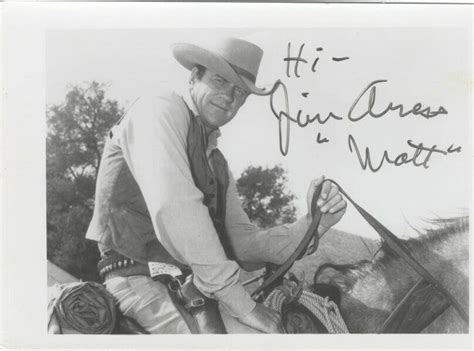 James Arness Original Autograph Hand Signed 5x7 Photo Gunsmoke Tv Western 4547211615