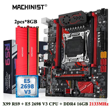 Machinist X Motherboard Set Lga Kit Xeon E V Cpu