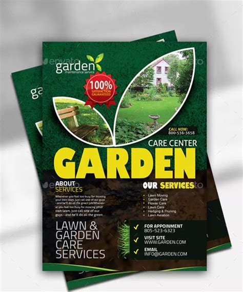 56 Garden Flyer Templates Free And Premium Downloads