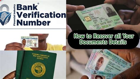 How To Recover Your Nin Slip Bvn Voters Id International Passport