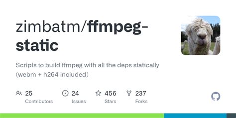 Github Zimbatm Ffmpeg Static Scripts To Build Ffmpeg With All The