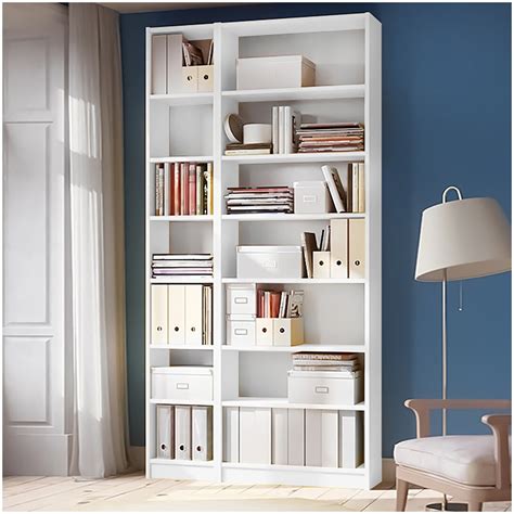 Стеллаж открытый с 12 полками белый "Билли 02" Ikea - купить за 15319 ...