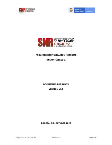 Pdf Proyecto Digitalizaci N Notarial Anexo T Cnico T Cnico N