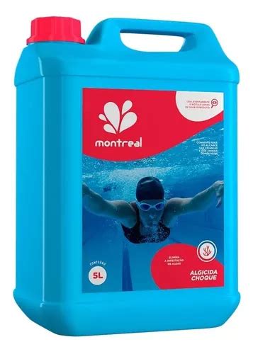 Tratamento Para Piscina Algicida Choque Litros Montreal