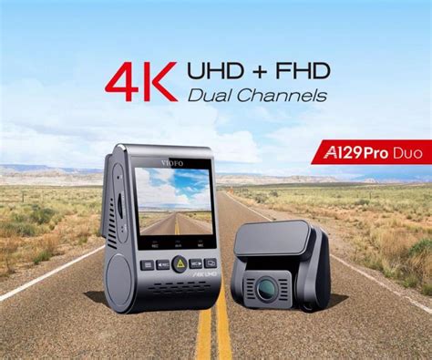 A Pro Duo Viofo K Dual Dash Cam Ultra Hd K For Road Front Newest