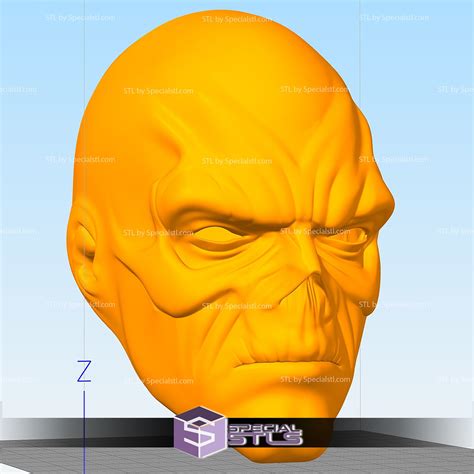 Cosplay STL Files Red Skull Mask SpecialSTL