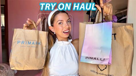 TRY ON HAUL ESTIVO Primark Calzedonia Mercato Pinalli More YouTube