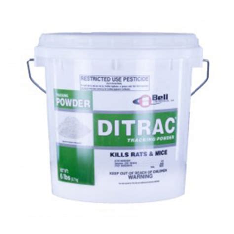 Ditrac Tracking Powder Rodenticide 6 Lb Rup Siteone