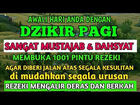 REZEKI DAN USAHA LANCAR URUSAN MUDAH CUKUP DENGARKAN DOA DAN DZIKIR INI