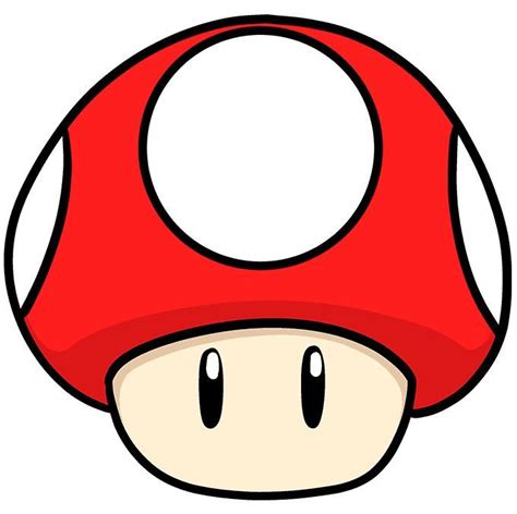 Learn to draw a Mario mushroom. This step-by-step tutorial makes it ...