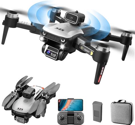 FIRE BULL Drone avec Caméra 4K HD,Flux Optique Brushless Moteur Drone,2 ...