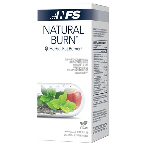 Natural Burn An Herbal Fat Burner To Manage Your Weight Nf Sports