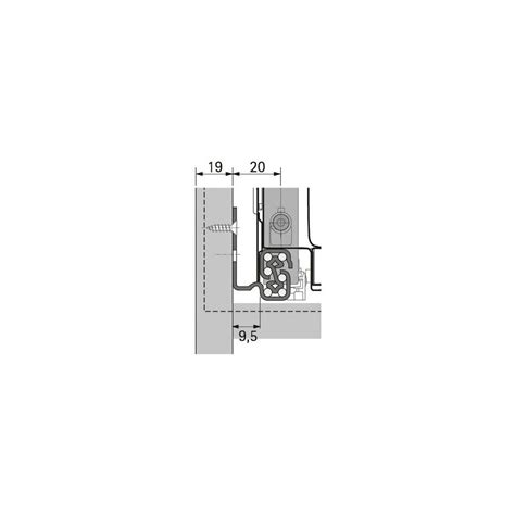 Hettich Coulisses Billes Pour Tiroir Innotech Atira Charge Kg