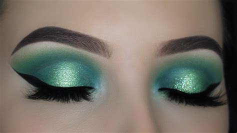 Green Halo Eye Makeup Tutorial YouTube