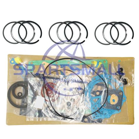 For Kubota D Engine Full Gasket Kit Piston Ring Set Ebay