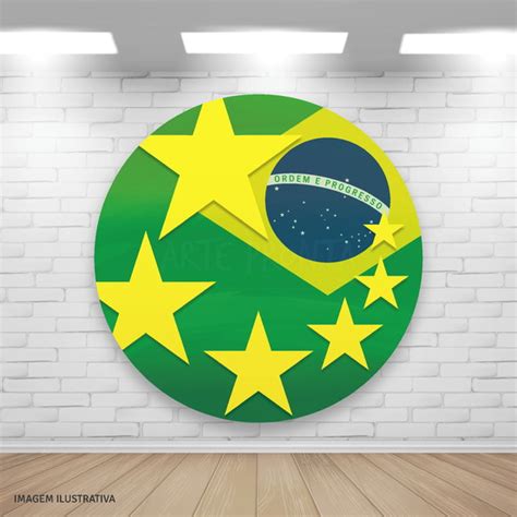 Arte Painel Brasil Copa Do Mundo Elo Produtos Especiais