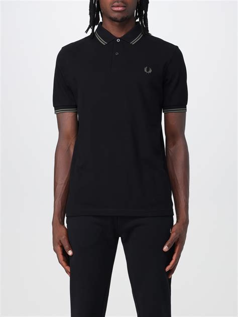 Fred Perry Polo Shirt Men Black 2 Fred Perry Polo Shirt M3600 Online At Giglio