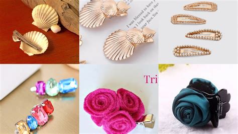 8 Diy Hair Clip Ideas Diy Hair Clip Designs Simple And Easy Diy Hair Clips Youtube