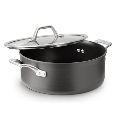 Calphalon Signature Hard Anodized Nonstick 5 Quart Dutch Oven With Cover