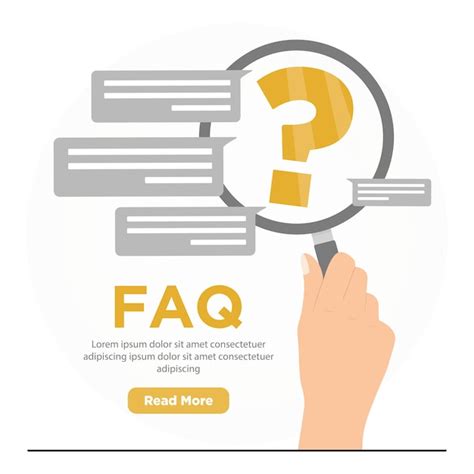 Premium Vector Flat Vector Frequently Asked Questions Faqs Concept Illustration