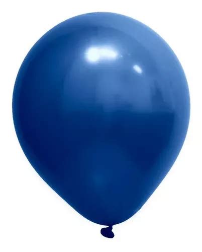 Globo de fiesta profesional redondo de látex cromado azul de 40 cm