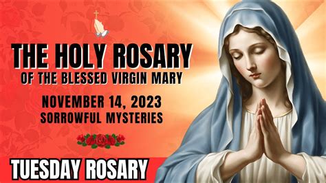 Rosary Tuesday🌹 Sorrowful Mysteries 🌹 Let Us Pray The Holy Rosary For