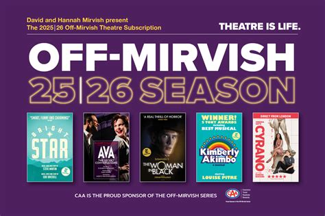 The Official Mirvish Website Tickets To The Best Theatre In Toronto