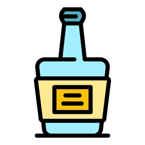 Premium Vector Bourbon Whiskey Icon Outline Bourbon Whiskey Vector