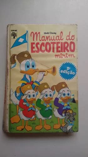 Livro Manual Do Escoteiro Mirim Disney Donald Donald Q800