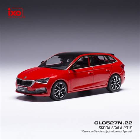 Skoda Scala Red Ixo Clc N Miniatures Autos Motos