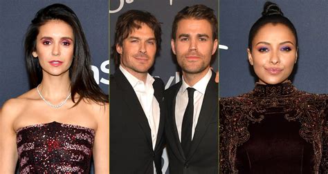 Ian Somerhalder Paul Wesley Reunite At Golden Globes After Party