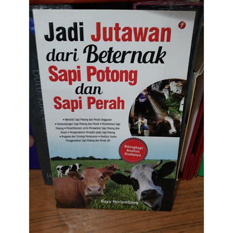 Jual Buku Jadi Jutawan Dari Beternak Sapi Potong Dan Sapi Perah