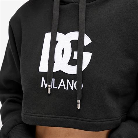 Dolce And Gabbana Hooded Sweatshirt Black End