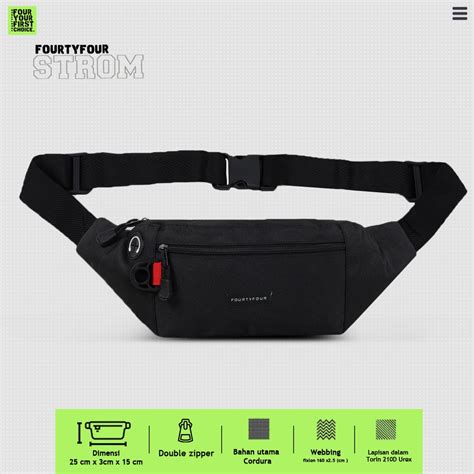 Jual Fourtyfour Storm Tas Waistbag Pria Waistbag Pria Original