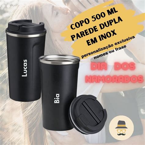 Copo Inox Parede Dupla 500ml 14724 Elo7 Produtos Especiais