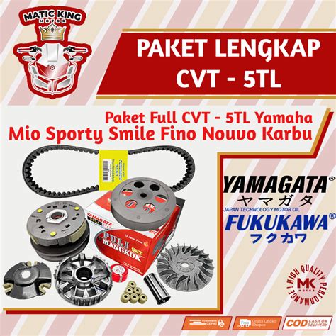 Jual Paket Full Upgrade CVT Yamaha Mio Smile Sporty Fino Nouvo Soul