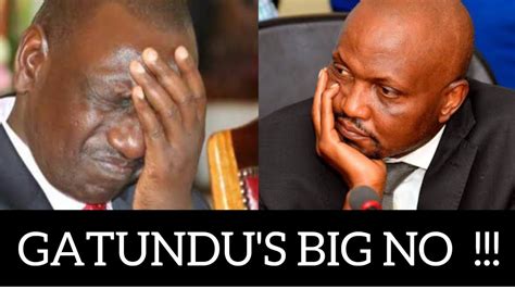 Kuria S Moment Of Reality As Ruto Rejected In Gatundu Youtube