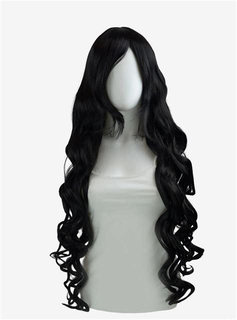 Epic Cosplay Hera Black Long Curly Wig Hot Topic Long Curly Wig Curly Wigs Curly Lace Wig